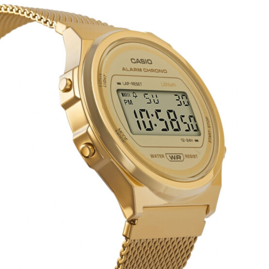Reloj Casio A171WEMG-9AEF dorado retro - Imagen 2