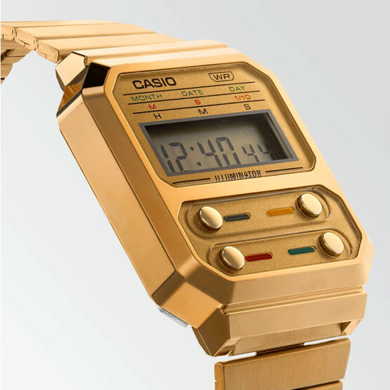 Reloj Casio Alien dorado A100WEG-9AEF 4