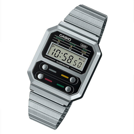 Reloj Casio plateado A100WE-1AEF