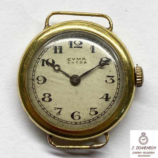 Reloj Cyma Extra antiguo de oro para mujer - Imagen 2